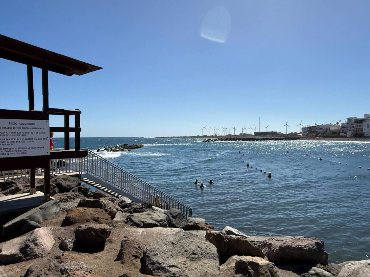 Playa Azul Amplio Y Luminoso Con Vistas Al Mar Apartman Pozo Izquierdo Kültér fotó
